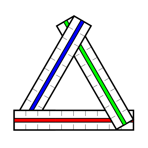 Scale Ruler various scales icon