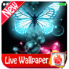 Neon butterflies Live Wallpaper, Neon butterflies icon