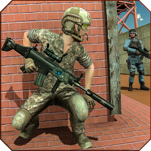 US Commando Robot Shooting Survival Battlegrounds icon