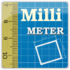 Millimeter screen ruler app icon