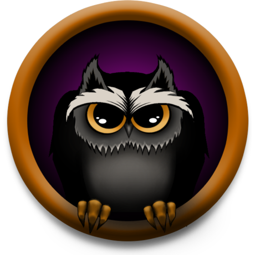 Owl night icon