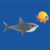 Shark Life eat fish icon