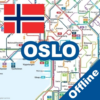 OSLO METRO TRAM BUS FERRY MAPS icon