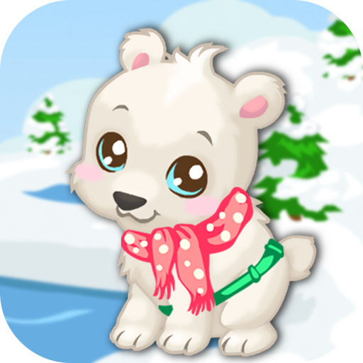 Cute dog care and dress up icon