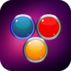 Shoot colorful bubbles icon