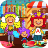 My Pretend Mall Kids Shopping Center Town Games icon