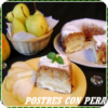 Recetas de Postres con Pera icon