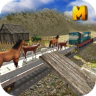 Animal Transport Train Sim 3D icon