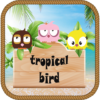 Tropical bird icon