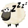 Count sheep icon