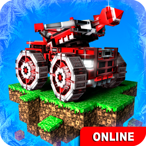 Blocky Cars Online Shooting Games icon