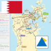 BAHRAIN BUS ROUTES NETWORK TOURIST GUIDE バーレーン 巴林 icon