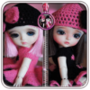 Cute Dolls Lock Zipper icon