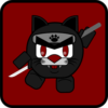 black meow ninja icon