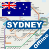 SYDNEY METRO TRAIN FERRY MAP icon