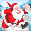 Happy Santa Run Christmas world icon