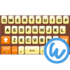 OrangeSharbet keyboard image icon