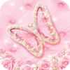 Pink Butterfly Live Wallpaper icon