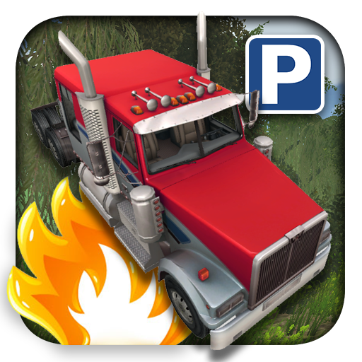 3D Western Truck Parking icon