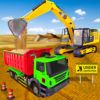 Heavy Excavator Truck Game icon