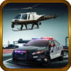 Police HelicopterCriminal car icon