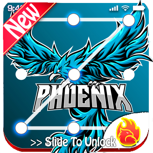 Phoenix Lock Screen Pattern Pin, Phoenix wallpaper icon