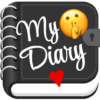 Daily Journal: Diary with lock icon