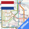 Amsterdam Metro & Tram Free Offline GVB Map icon