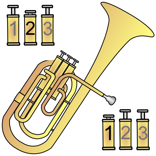 Saxhorn Alto Fingering Chart icon