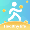 Habit rewardsget paid for walk icon