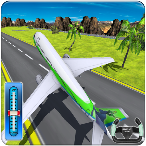 Airplane 3D Fly Sim – City Flight Adventure Games icon