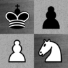 Chess board game icon