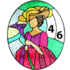 Stained Glass Color By NumberPaint By Number Free icon