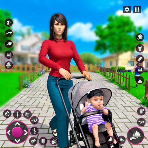 Single Mom Sim Mother Games icon