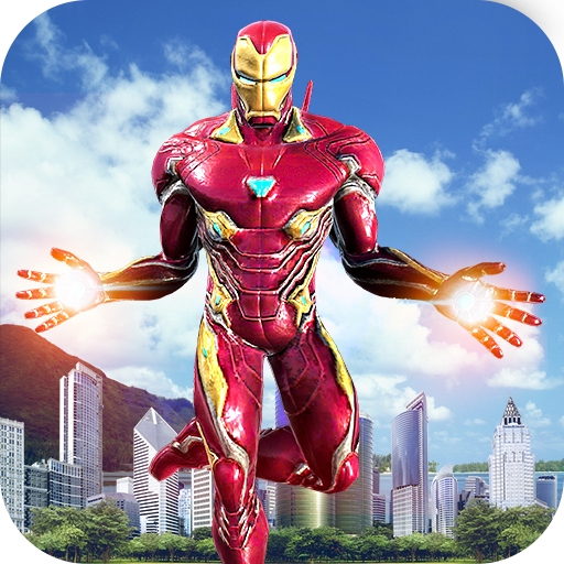 Flying Superhero Revenge: Grand City Captain Games icon