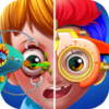 Eye surgery doctor kids Clinic icon