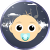 Sleep baby white noise icon