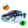 Paint cars icon