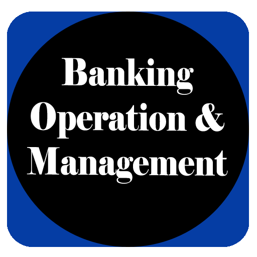 Banking operation and management. icon