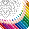 Color Mandala Book Mandala Coloring Art icon