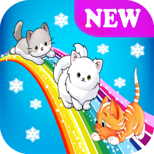 Cute Cats Glowing new offline games free non wifi icon