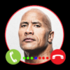 Dwayne Johnson Prank Video Call icon