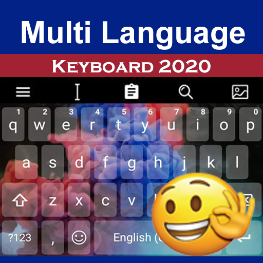 Multiple language keyboard icon