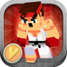 3D Run Super Street Fighter Block Skins Running Video Games icon