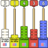 Vertical abacus 2 icon