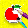 Fruits & Vegetable Coloring Bo icon