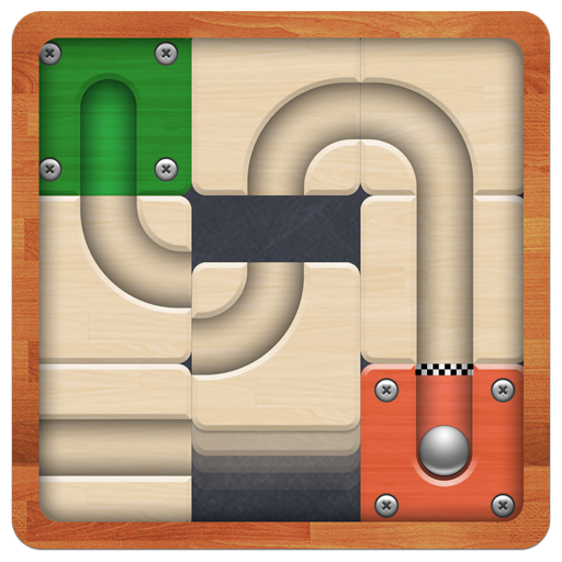 Route slide puzzle game icon