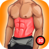 Abs Workout Six Pack 30 Day Fitness icon