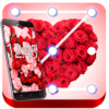 Red Rose Diamond Lock Screen Pattern & Passcode icon