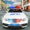 Road Police Inspector Car icon